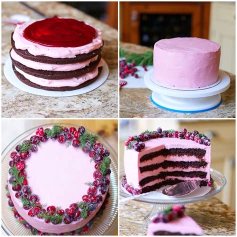 Cranberry Cherry Chocolate Layer Cake Recipe Chocolate Layer Cake