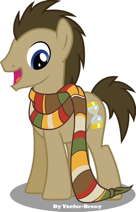 Doctors New Scarf By Vector Brony On Deviantart Doctor Whooves Mlp