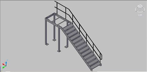 Plano escalera detalle de escalera diseño de escalera elevadores para casa mejoras de casa escaleras flotantes escaleras para casas pequeñas escalera arquitectura diseño arquitectura más información. Bloques AutoCAD Gratis de escalera recta de un tramo de estructura metálica en 3 dimensiones