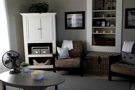 Painting trim enhances the color of the walls inside your home to bring visual interest to the room. Grey Living Room Before and After: Complete-ish Paint ...