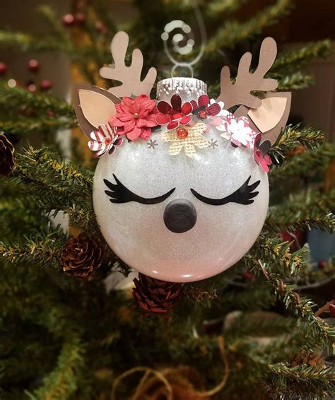 Reindeer ornament, reindeer, ornament, Christmas ornament, Christmas gift, gift for her, gift ...