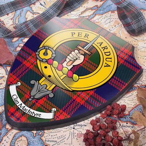 Macintyre Clan Crest Wall Plaque Scottish Clan Tartans Scottish