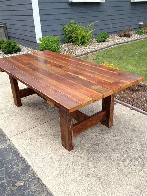 36 Inspiring Wooden Patio Furniture Ideas Diy Outdoor Table Wood