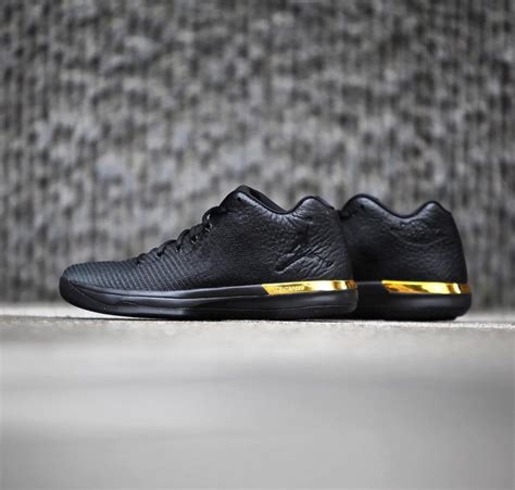 Up Close And Personal With The Air Jordan Xxxi Low Black Metallic Gold Weartesters