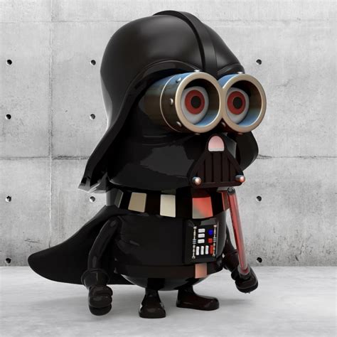 3d File Darth Vader Minion Stl・3d Printable Model To Download・cults