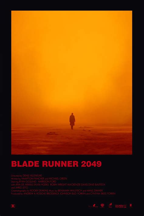 Has released a series of new character posters for blade runner 2049 along with a couple new international posters. DO NOT USE OR REPRODUCE WITHOUT PERMISSION Blade Runner ...