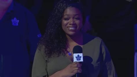 Toronto Maple Leafs Fans Step In For Anthem Singer After Mic Cuts Out