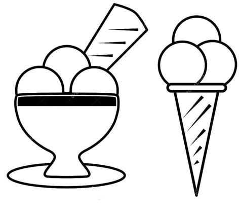 Dibujos De Helados Para Colorear Piezas Imprimir Gratis