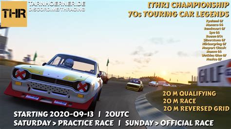 THR 70s Touring Car Legends Championship THRacing