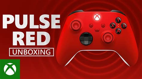 Unboxing Xbox Pulse Red Wireless Controller Xbox Series Xs Youtube