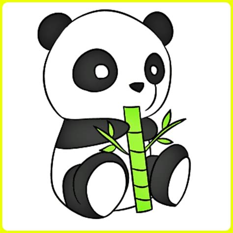 101 Gambar Sketsa Panda Lucu Paling Mudah Digambar Sindunesia