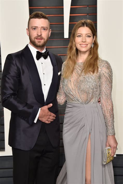 Justin Timberlake And Jessica Biel Vanity Fair Oscars Popsugar Celebrity Photo