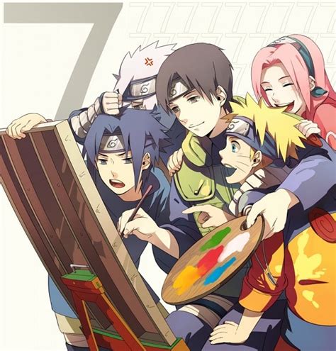 Naruto Team 7 Anime Photo 33262541 Fanpop