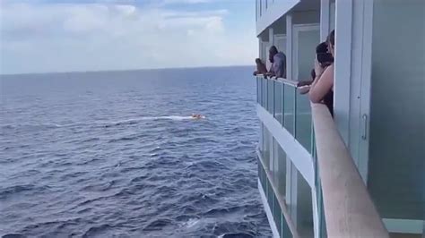 ‘they Found Her ’ Witness Describes Rescue Of Woman Who Fell Overboard On Royal Caribbean Ship