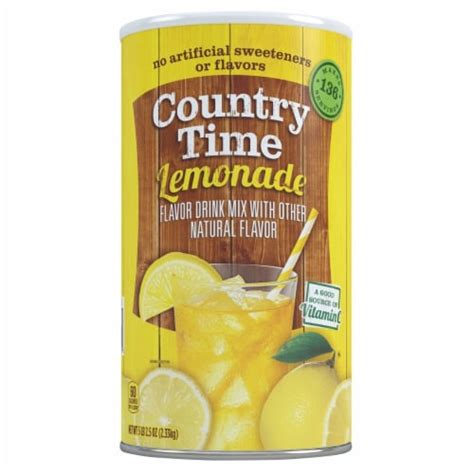 Country Time Lemonade Flavored Drink Mix 825 Oz Fred Meyer