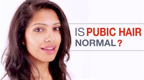 It is generally darker in color and stronger in texture than other hair found on the human body. What's "Normal" When It Comes To Pubic Hair? - YouTube