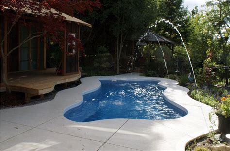 Inground custom concrete swimming pools and spas for you. Java 27 | Diy pool, Fiberglass pools, Pool