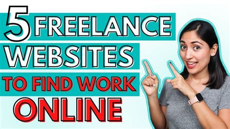 5 websites to find freelance work and make money online working from home youtube