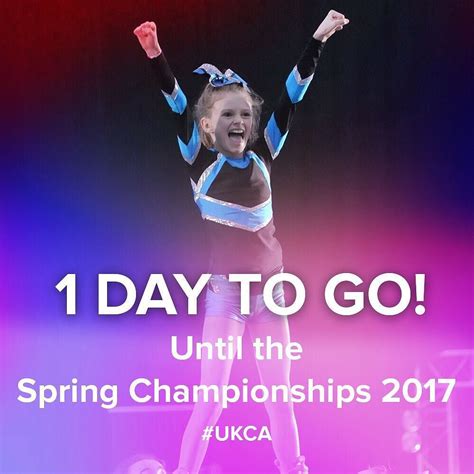 Only 1 Day Until The Spring Championships 2017 We Are All So Excited Ukca Cheer Instagram