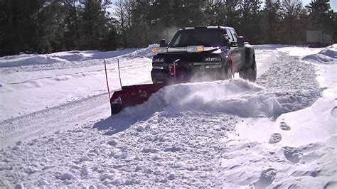Snow Plowing Western Pro Unimount Chevy Duramax Silverado Darth Dually