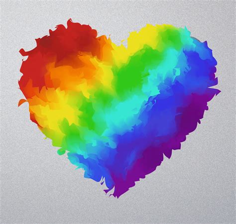 Gay Pride Rainbow Heart On Storenvy