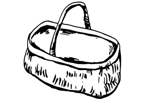 Download Coloring Page basket - free printable coloring pages - Img ...