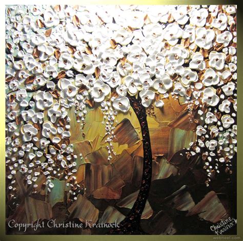 Cherry Tree Palette Knife Paintings 1