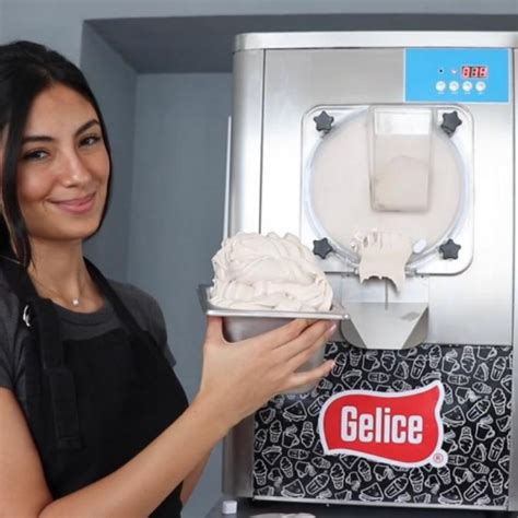 Sabes cómo funciona una máquina para hacer helados Gelice