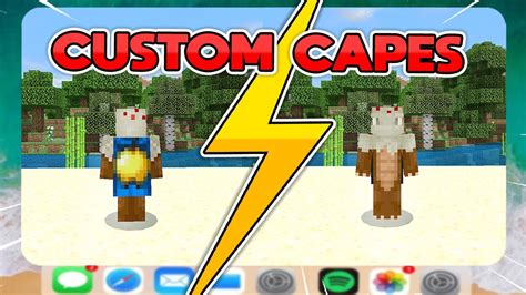 How To Get Custom Capes Mcpe And Pc Youtube