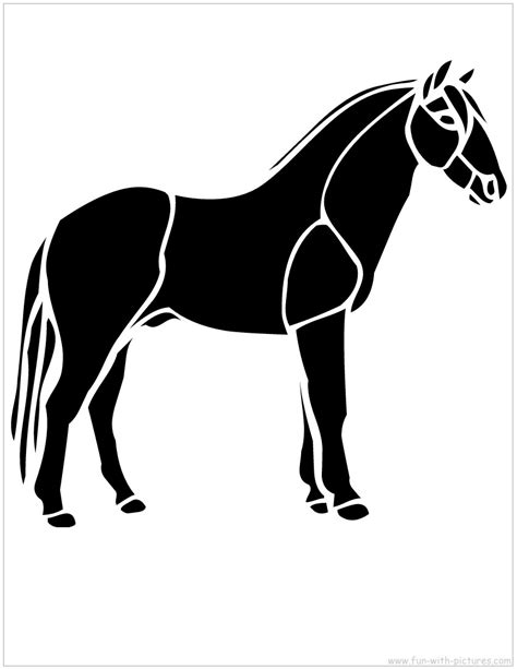Printable Horse Stencil Printable World Holiday