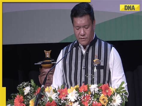 Pema Khandu Sworn In As Arunachal Pradesh Cm For Third Straight Term