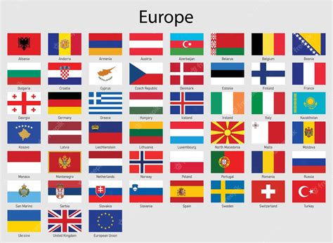 Bandeiras De Paises Europa