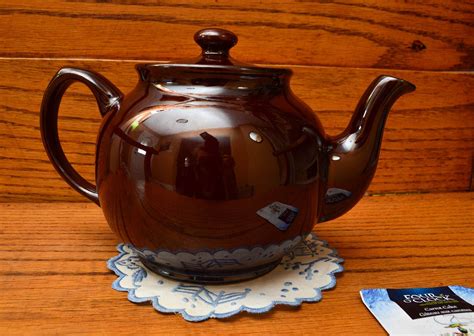 Vintage Sadler Brown Betty Teapot 1930sengland 5 Cup Capacity