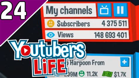 Lets Play Youtubers Life Ep 24 Diamond Losing Subscribers