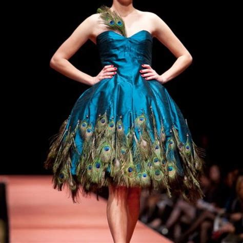Peacock Dress Peacock Feather Dress Peacock Dress Feather Dress