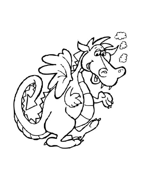 Funny Dragon Coloring Page Download Print Or Color Online For Free
