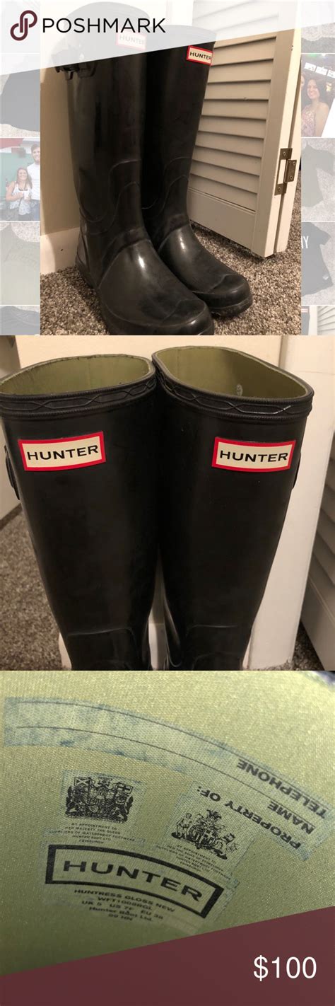 size 7 black huntress hunter wide calf rain boot wide calf rain boots wide calf boots
