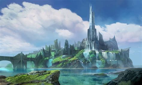 Fantasy City Concept Rise To The Throne Atomhawk Design Fantasy
