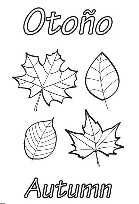 Hojas Otono Para Colorear Coloring Pages Butterfly Crafts Crafts