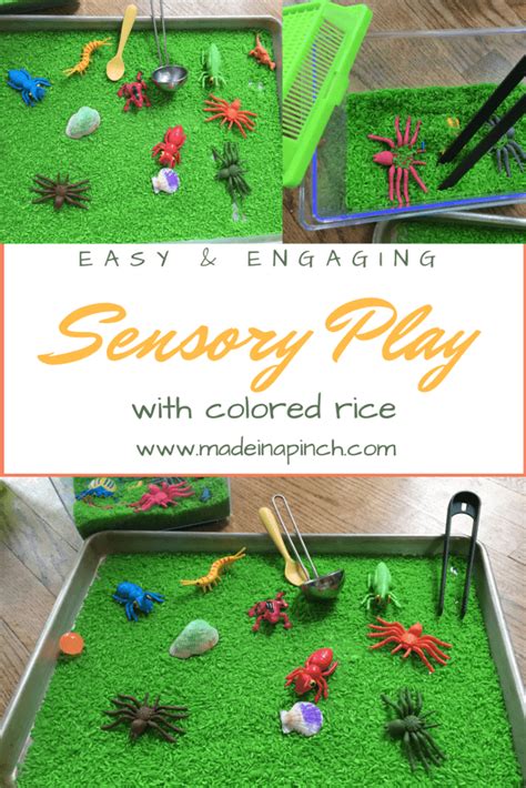 Sensory Play Green Grass A Fun Indoor Play Activity Made In A Pinch