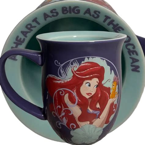 Disney Store Ariel Mug A Heart As Big As The Ocean The Little Mermaid