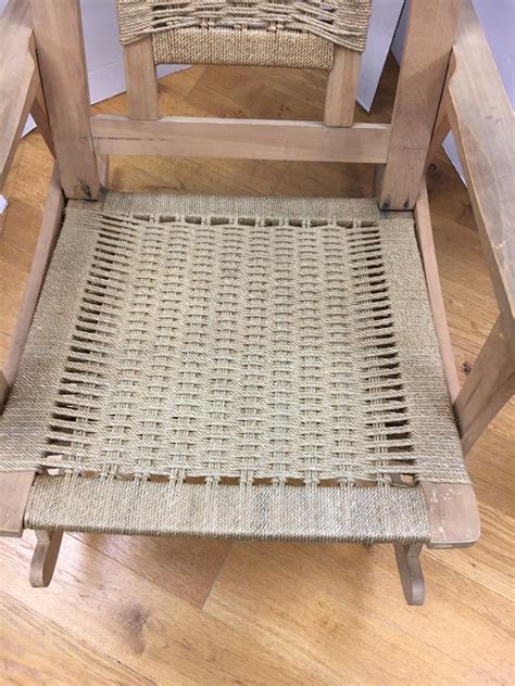 If you are looking for modern dining furniture visit us today. Mid-Century Modern Wegner Style Rope Rocking Chair Rocker ...