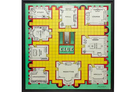 Üstelik en iyi 1 markayla beraber! Framed Clue Board Game | Clue board game, Game room decor ...