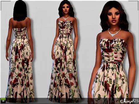 Margeh 75s S4 Roses2 Sims 4 Clothing Virtual Fashion Sims 4