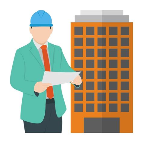 Construction Manager Concepts 4489132 Vector Art At Vecteezy