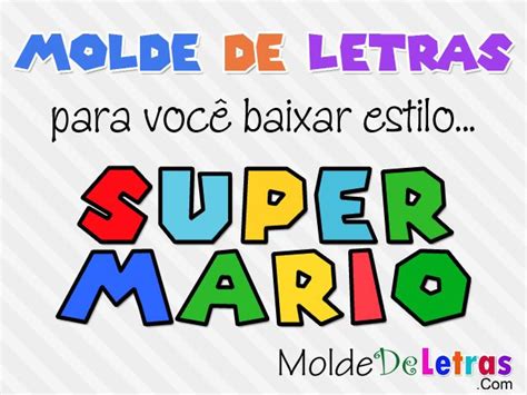 Molde De Letras E Números Estilo Super Mario Proyectos Que Intentar