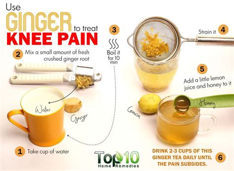 Use Ginger Juice To Get Rid Of Knee Pain