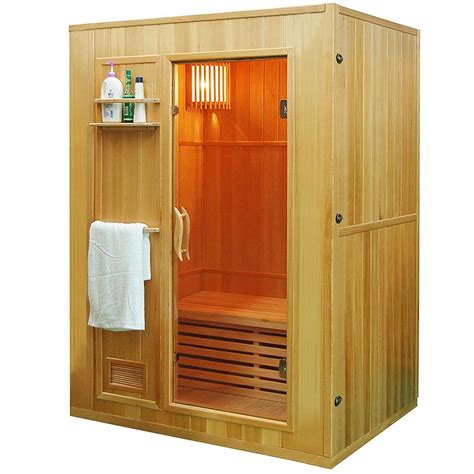 3 Person Traditional Steam Sauna Dry Sauna Wood Sauna Indoor Sauna