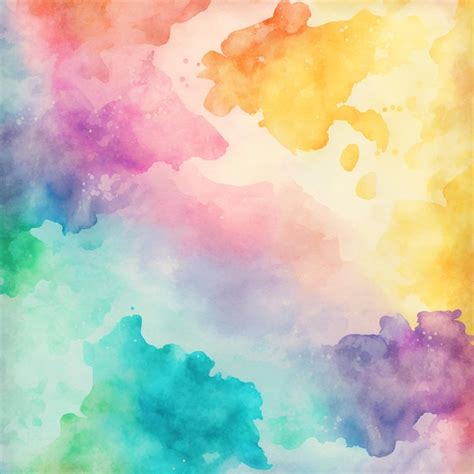 Premium Photo Abstract Multicolor Watercolor Stains Texture Background