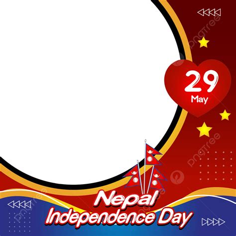 Twibbon Nepal Independence Day Transparent Vector Frames Independence